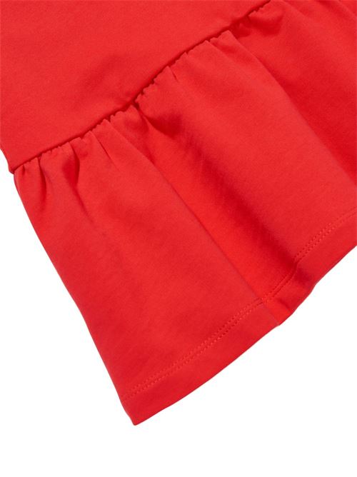 Abito bambina Moschino rosso con logo Teddy Bear MOSCHINO KID-TEEN | HDV0HLLCA1950109